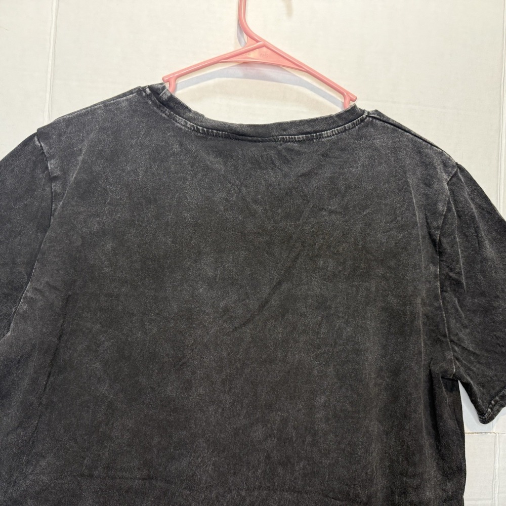 Post Malone Size Large Black Acid Wash Cowboy Dallas Tee Comfort Colors - Picture 10 of 10